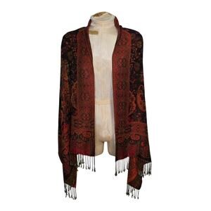 Pashmina Paisley Patterned Scarf‎ Shawl 28" x 66"